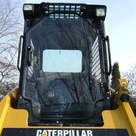 caterpillar skid steer front door|cat skid steer door replacement.